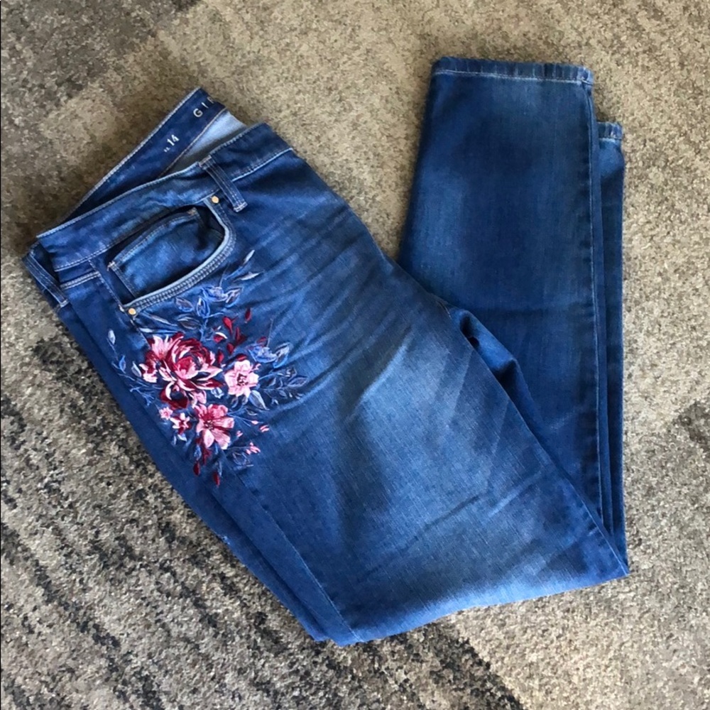 WHBM | Embroidered Jeans